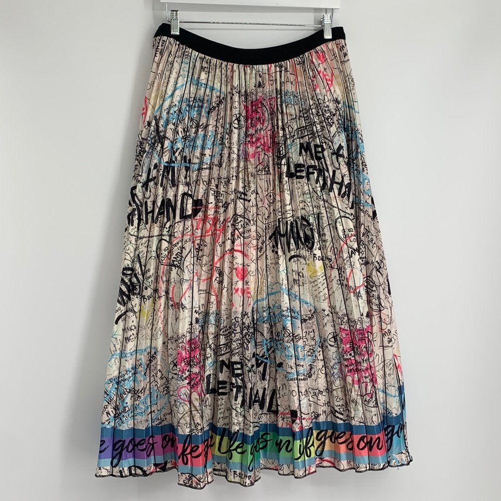 Sz 2X Vibrant Multicolor A-Line women’s Skirt used - Picture 10 of 17